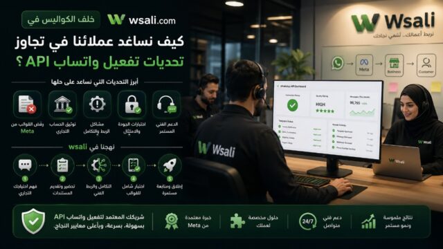 Behind the scenes: WhatsApp API activation at Wsali