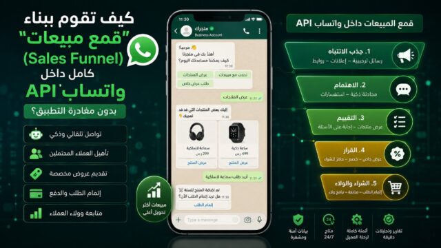 Sales funnel inside WhatsApp API without leaving the app
