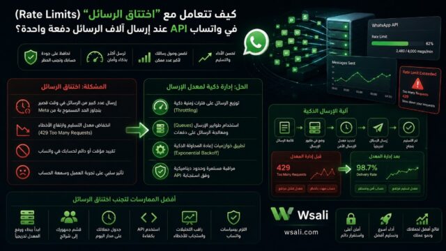 WhatsApp API Rate Limits queues and throttling