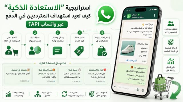 Smart recovery: retarget checkout hesitators via WhatsApp API