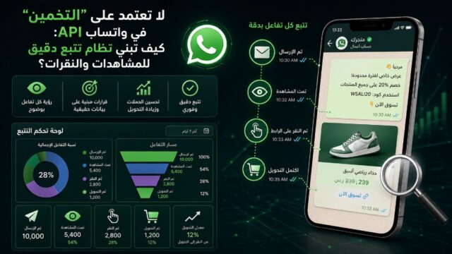 Accurate WhatsApp API tracking for views and clicks