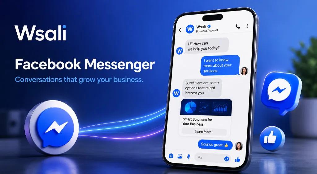 Wsali Facebook Messenger — automated business conversations that grow your business
