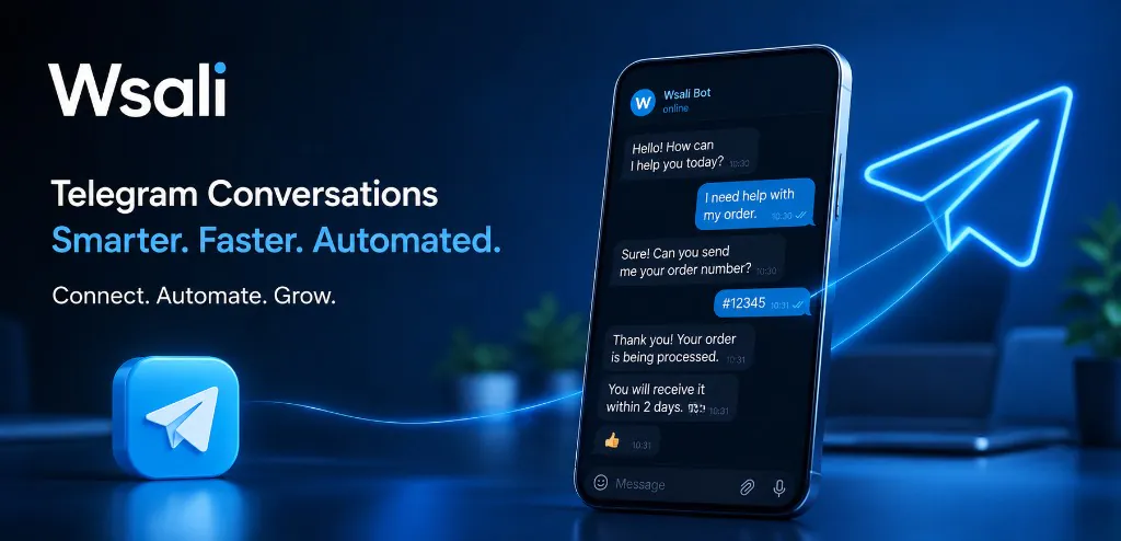 Wsali Telegram Bot — smarter, faster automated business conversations